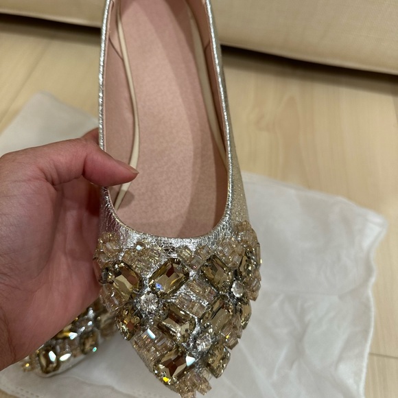 Bling-bling wedding dress flat shoes eur42 - Picture 3 of 11